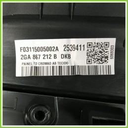 Rivestimento Porta Posteriore Destro DX VOLKSWAGEN T-ROC 1.5 TSI 2GA867212BDKB 2017 2018