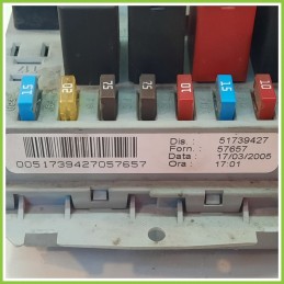 Body Computer Centralina Modulo BCM BSI FIAT IDEA 4D/2S 1.3 16V 51739427 2003 2012