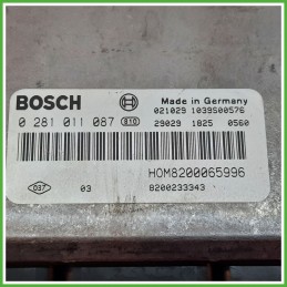 Centralina Motore Iniezione ECU BOSCH 0281011087 VOLVO Serie 40 1.9 TD 70kw 3063048 1996 2000