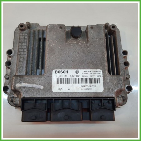 Centralina Motore Iniezione ECU BOSCH 0281011549 RENAULT SCENIC 2a Serie 1.9 dCi 88kw 8200310863 2003 2009