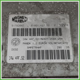 Centralina Motore Iniezione ECU MAGNETI MARELLI IAW4AF.S2 FIAT PANDA 2Q 1.2 44kw 51782647 2003 2010