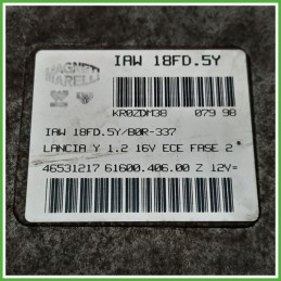 Centralina Motore Iniezione ECU MAGNETI MARELLI IAW18FD.5Y LANCIA Y 1.2 16V 63kw 46531217 1996 2000