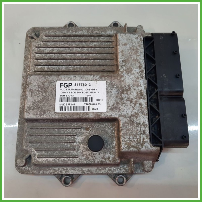 Centralina Motore Iniezione ECU MAGNETI MARELLI MJD6JF.M4 FIAT IDEA 4D/2S 1.3 16V 51kw 51775013 2003 2012
