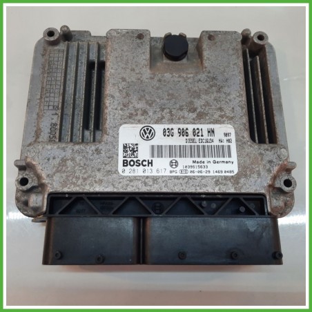 Centralina Motore Iniezione ECU BOSCH 0281013617 VOLKSWAGEN TOURAN 1T 2.0 TDI 103kw 03G906021NH 2003 2010