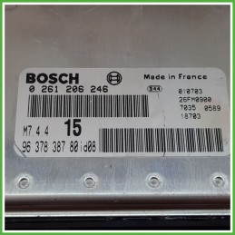 Centralina Motore Iniezione ECU BOSCH 0261206246 PEUGEOT 106 1.1 44kw 9637838780 1996 2004
