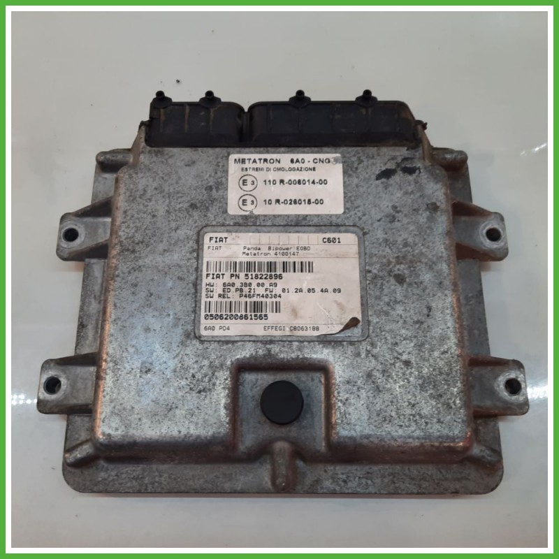 Centralina Motore Iniezione GAS METATRON 4100147 FIAT PANDA 2Q 1.2 44kw 51822896 2003 2010