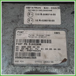 Centralina Motore Iniezione GAS METATRON 4100147 FIAT PANDA 2Q 1.2 44kw 51822896 2003 2010