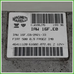 Centralina Motore Iniezione ECU MAGNETI MARELLI IAW16F.E0 FIAT CINQUECENTO NM 29kw 46411120 1992 1999