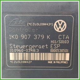 Centralina ABS Modulo Pompa ATE 10.0960-0348.3 10.0206-0106.4 VOLKSWAGEN GOLF 1K Originale Usato