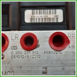 Centralina ABS Modulo Pompa BOSCH 0265800306 0265231312 FIAT PANDA 2Q Originale Usato