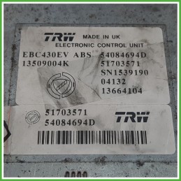 Centralina ABS Modulo Pompa TRW EBC430EV 51703571 LANCIA YPSILON TE Originale Usato