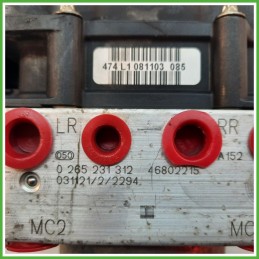 Centralina ABS Modulo Pompa BOSCH 0265800306 0265231312 FIAT PANDA 2Q Originale Usato