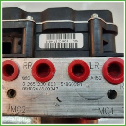 Centralina ABS Modulo Pompa BOSCH 0265951378 0265230808 FIAT PUNTO EVO 3J Originale Usato