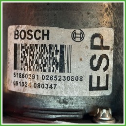 Centralina ABS Modulo Pompa BOSCH 0265951378 0265230808 FIAT PUNTO EVO 3J Originale Usato