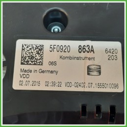 Quadro strumenti contachilometri tachimetro VDO A2C53427456AR SEAT LEON 1.6 TDI 5F0920863A