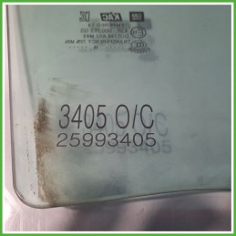 Cristallo Laterale Scendente Anteriore Sinistro SX CHEVROLET (DAEWOO) TRAX 5 Porte 25993405 2013 KAC Korea Autoglass 34050C