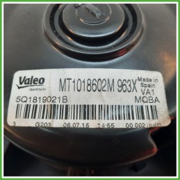 Ventola Ventilatore Riscaldamento Abitacolo VALEO MT1018602M SEAT LEON 1.6 TDI 5Q1819021E 2012 2017