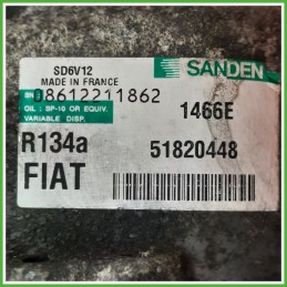 Compressore Clima AC Aria Condizionata SANDEN SD6V12 ALFA ROMEO MiTo X6 51820448