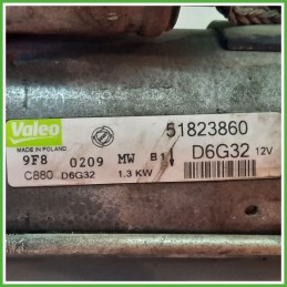 Motorino Avviamento VALEO D6G32 LANCIA YPSILON TI 51823860
