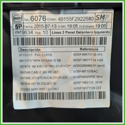 Rivestimento Porta Anteriore Sinistro SX SEAT LEON 1.6 TDI 5F4867011AVDI 2012 2017