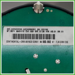 Quadro strumenti contachilometri tachimetro CONTINENTAL A2C53366301 CITROEN C3 A51 1.6 16V 96665882XT