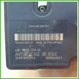 Centralina ABS Modulo Pompa ATE 10.0970-1119.3 10.0207-0037.4 CITROEN C3 1a Serie Originale Usato