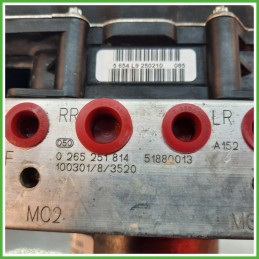 Centralina ABS Modulo Pompa BOSCH 0265951709 0265251814 FIAT PUNTO EVO 3J Originale Usato