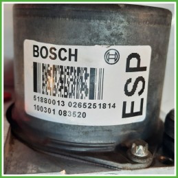 Centralina ABS Modulo Pompa BOSCH 0265951709 0265251814 FIAT PUNTO EVO 3J Originale Usato