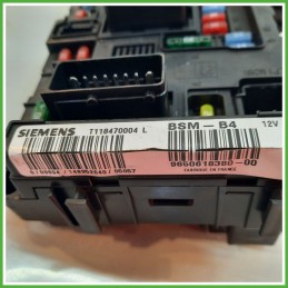 Body Computer Centralina Modulo BCM BSI SIEMENS BSM-B4 CITROEN C3 2a Serie 1.6 16V 9650618380-00 2005 2010