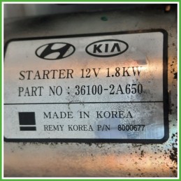 Motorino Avviamento HYUNDAI 800677 KIA RIO 3a Serie 361002A650