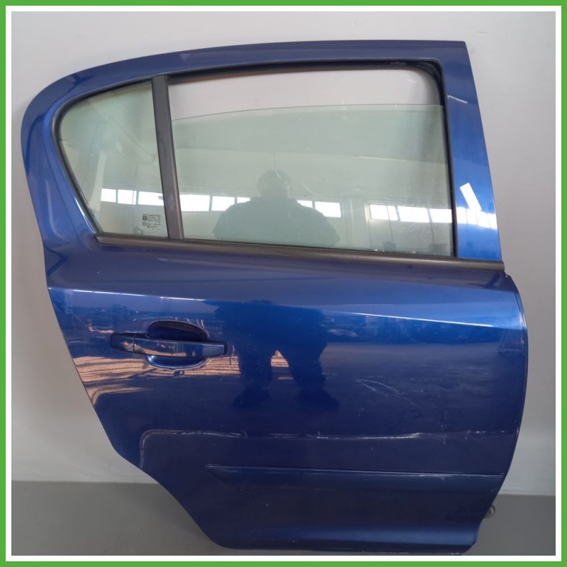 Porta Portiera Sportello Posteriore Destra DX OPEL CORSA S07 Berlina 2006 2011 BLU - 4CU 21B