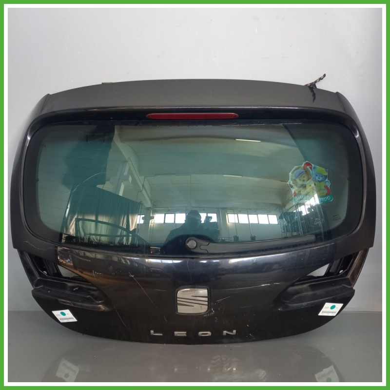 Portellone Bagagliaio Cofano Baule Posteriore SEAT LEON 1P 2005 2013 NERO - Z4/C9Z Berlina Originale Usato
