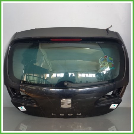Portellone Bagagliaio Cofano Baule Posteriore SEAT LEON 1P 2005 2013 NERO - Z4/C9Z Berlina Originale Usato