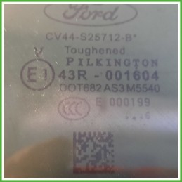Cristallo Laterale Scendente Posteriore Sinistro SX FORD KUGA 5 Porte 1805753 2012 2016 PILKINGTON