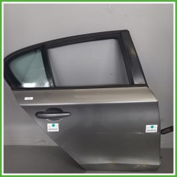Porta Portiera Sportello Posteriore Destra DX GRIGIO SCURO BMW Serie 1 E81/E87 Berlina 2007 2012 Originale Usato