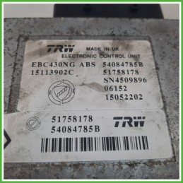 Centralina ABS Modulo Pompa TRW EBC430NG 51758178 LANCIA YPSILON TE Originale Usato