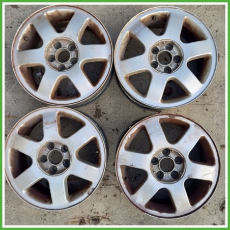 Cerchi in Lega AUDI A3 1a Serie 15 pollici 15" 6.0J 5x100 ET 38 4pz originali usati