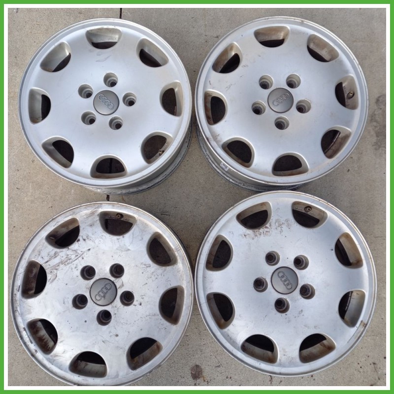 Cerchi in Lega AUDI A3 1a Serie 15 pollici 15" 6.0J 5x100 ET 45 4pz originali usati