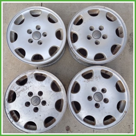 Cerchi in Lega AUDI A3 1a Serie 15 pollici 15" 6.0J 5x100 ET 45 4pz originali usati