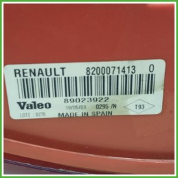 Fanale Fanalino Posteriore Sinistro SX VALEO 89023922 RENAULT CLIO 2a Serie 8200071413 Usato