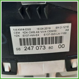 Quadro strumenti contachilometri tachimetro PEUGEOT 2008 9824142380