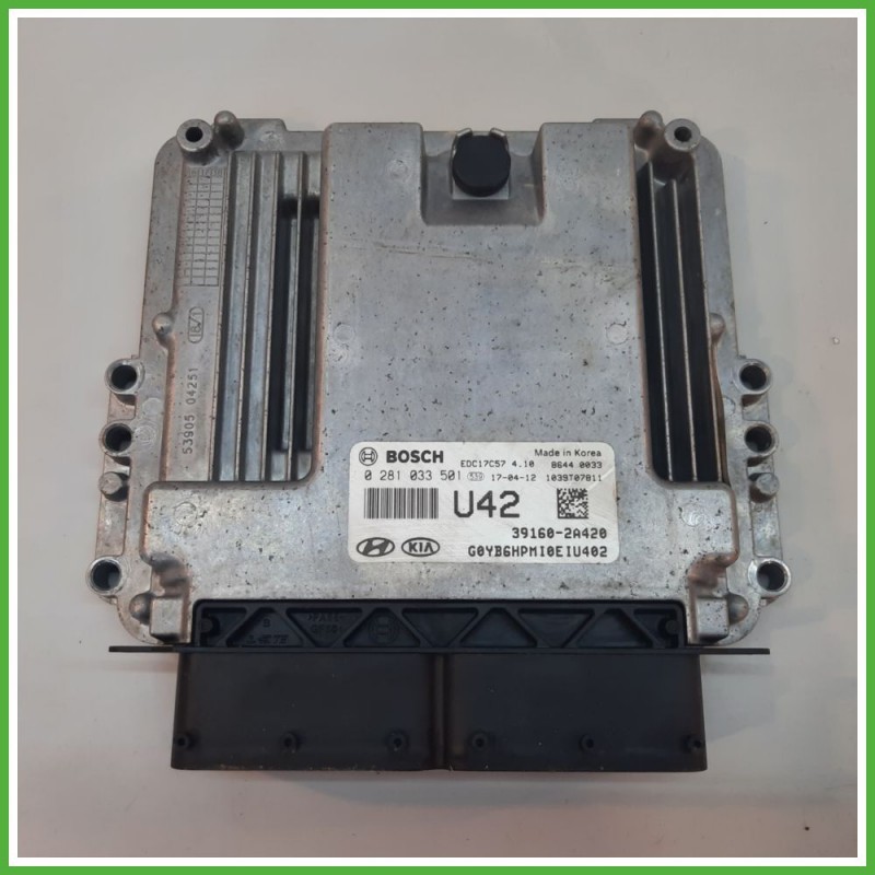 Centralina Motore Iniezione ECU BOSCH 0281033501 KIA RIO 3a Serie 1.4 66kw 391602A420 2015 2017