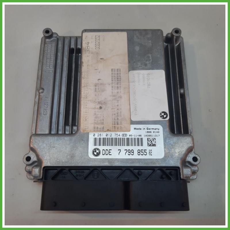 Centralina Motore Iniezione ECU BOSCH 0281012754 BMW Serie 3 E90/E91 120kw 779985502 2005 2011