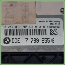 Centralina Motore Iniezione ECU BOSCH 0281012754 BMW Serie 3 E90/E91 120kw 779985502 2005 2011