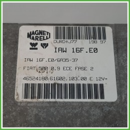 Centralina Motore Iniezione ECU MAGNETI MARELLI IAW16F.E0 FIAT CINQUECENTO NM 29kw 46524180 1992 1999