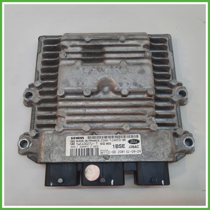 Centralina Motore Iniezione ECU SIEMENS 5WS40027J-T FORD FIESTA CBK 1.4 50kw 2S6A12A650BK 2002 2005