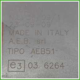 Centralina Motore Iniezione GAS AEB AEB51 ALFA ROMEO 156 1a Serie 1.6 16V Twin Spark 88kw AEB510W 1997 2000