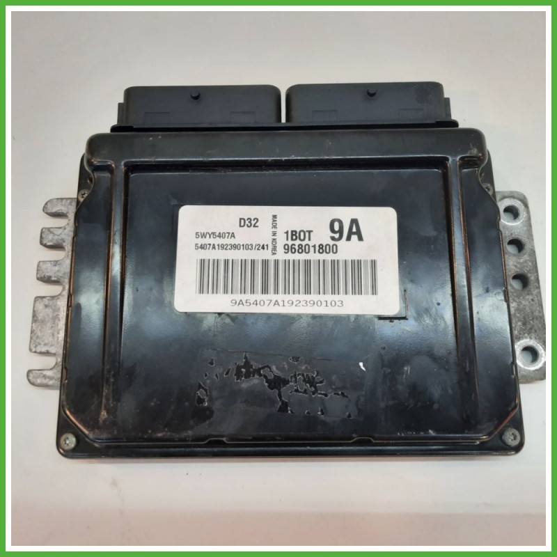 Centralina Motore Iniezione ECU CONTINENTAL 5WY5407A CHEVROLET (DAEWOO) MATIZ M200 38kw 96801800 2005 2010