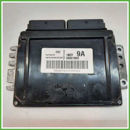 Centralina Motore Iniezione ECU CONTINENTAL 5WY5407A CHEVROLET (DAEWOO) MATIZ M200 38kw 96801800 2005 2010