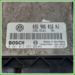 Centralina Motore Iniezione ECU BOSCH 0281012253 VOLKSWAGEN GOLF 1K 2.0 TDI 103kw 03G906016HJ 2003 2009